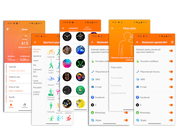 ALIGATOR Watch AMOLED, stříbrné