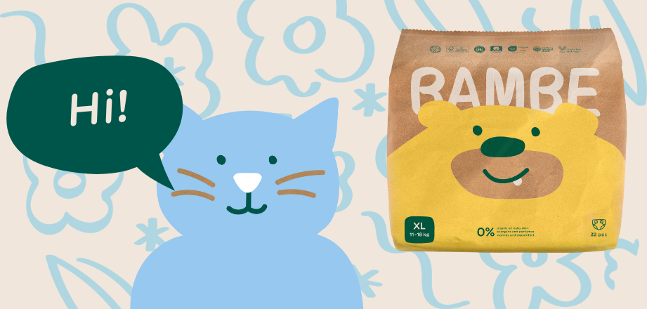 Bambe eco diapers - gentle on baby and nature