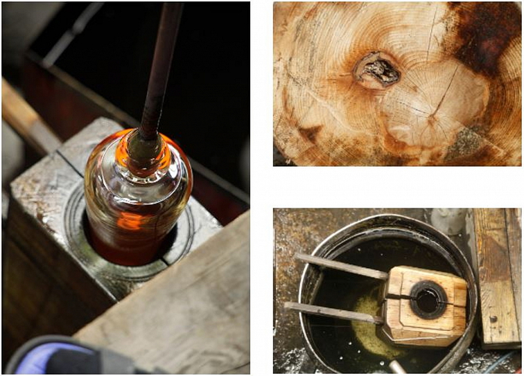 Květná 1794 ručne fúkané poháre na biele víno Tethys 580 ml 2KS