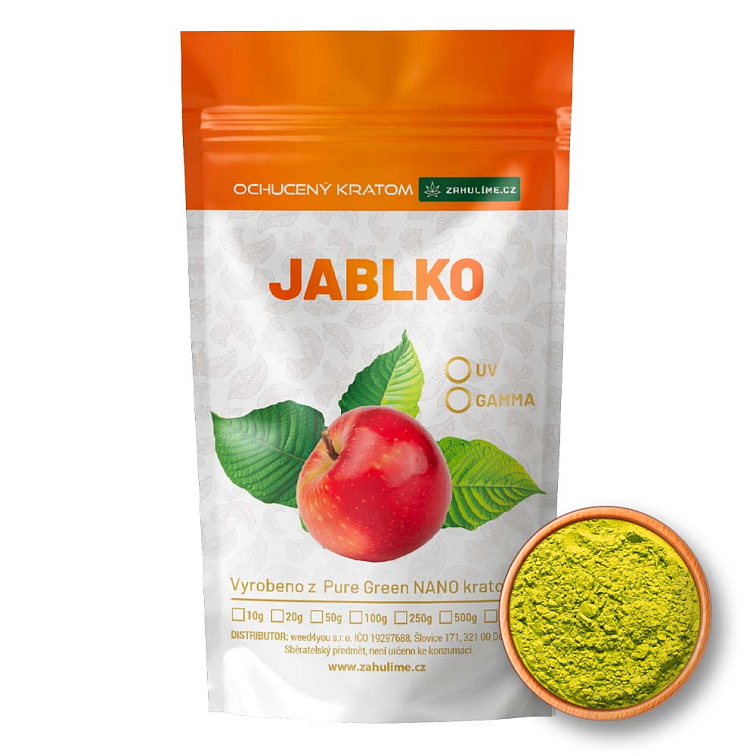 Ochucený kratom Pure Green - Jablko
