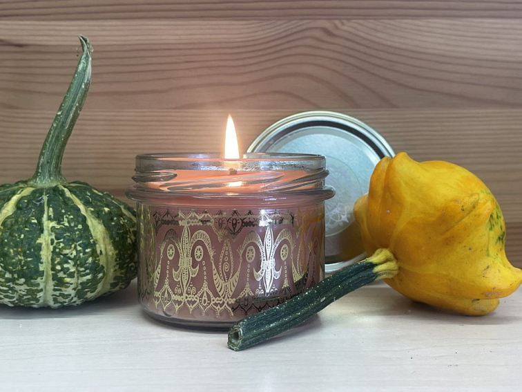 Vonná Sójová Svíčka "Dýňové Latté"