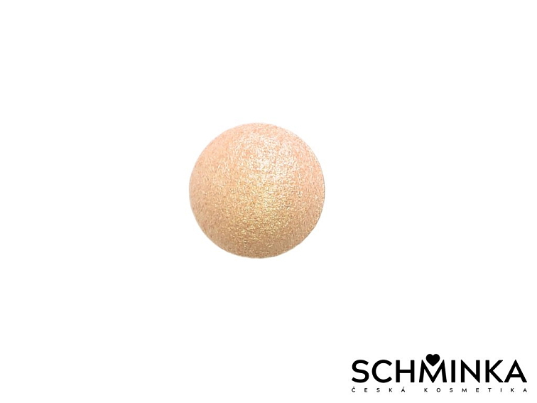Minerální Oční Stíny MINI 02 - Světle Meruňková se Zlatou a Stříbrnou Perletí