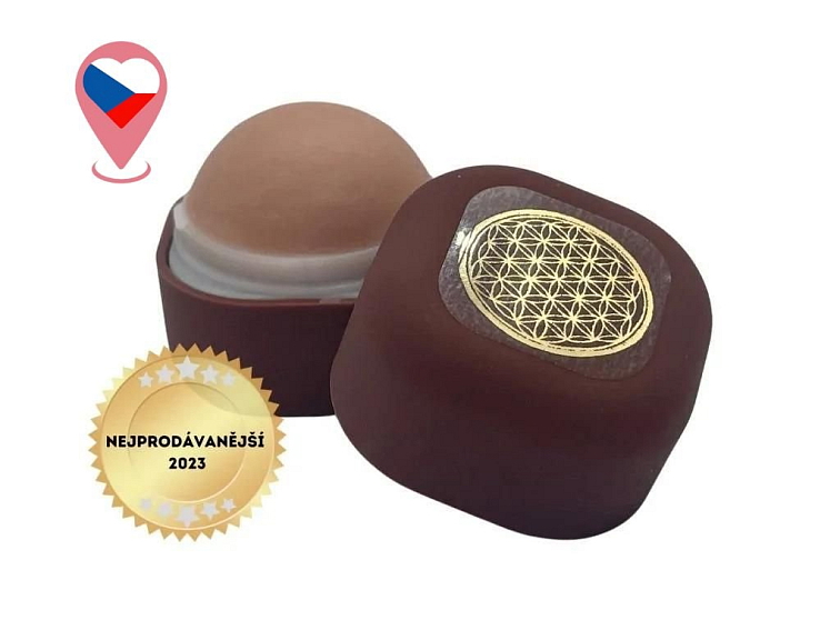 Balzám na rty s bambuckým máslem - Čoko