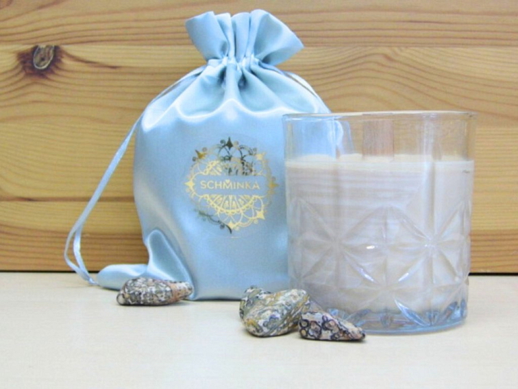 Luxusní Sójová Svíčka 'HARMONIE' s Dřevěným Knotem a Esenciálními Oleji