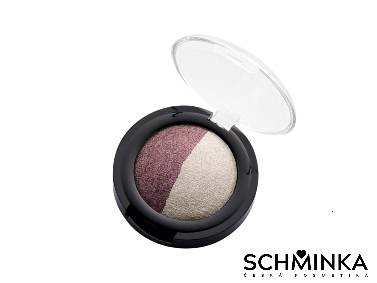 Minerální Zapékaný Oční Stín DUO 06 - Lilek