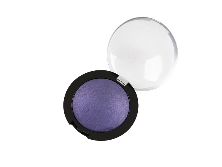 Minerální Zapékaný Oční Stín 08 - Kardinálská Fialová s Modrofialovým Leskem