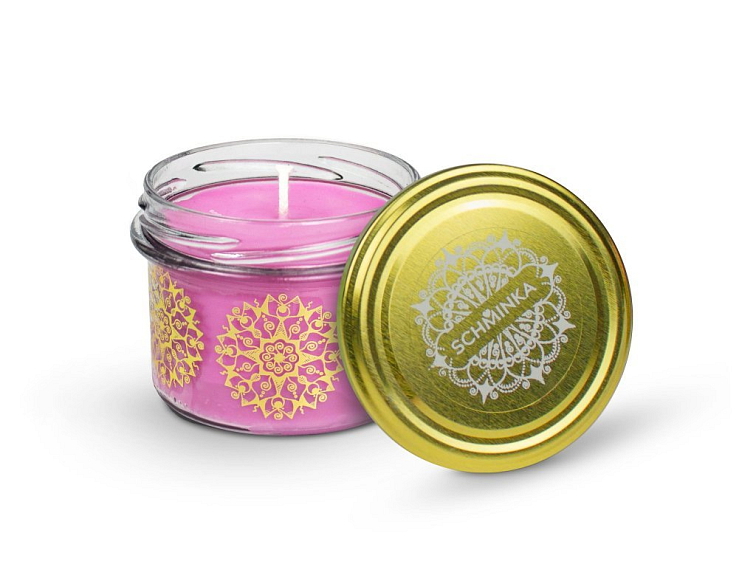 Vonná Sójová Svíčka "Růže" - Pro Podporu Ženství