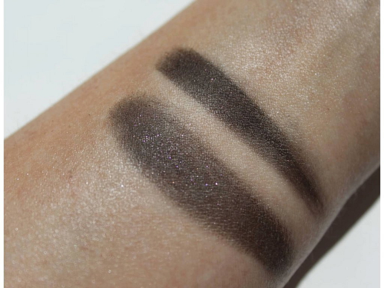 Minerální Oční Stíny MINI 75 - Černá s Lehkým Růžovým Třpytem