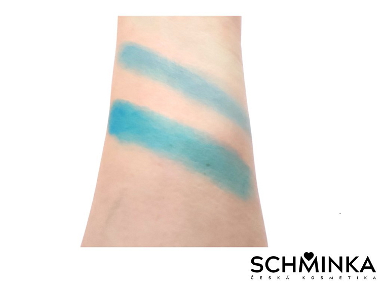 Minerální Oční Stíny MINI 28 - Modro Tyrkysová s Jemným Třpytem