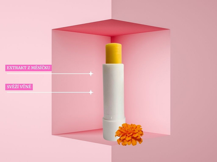 Vyživující Balzám na Rty s Extraktem z Měsíčku
