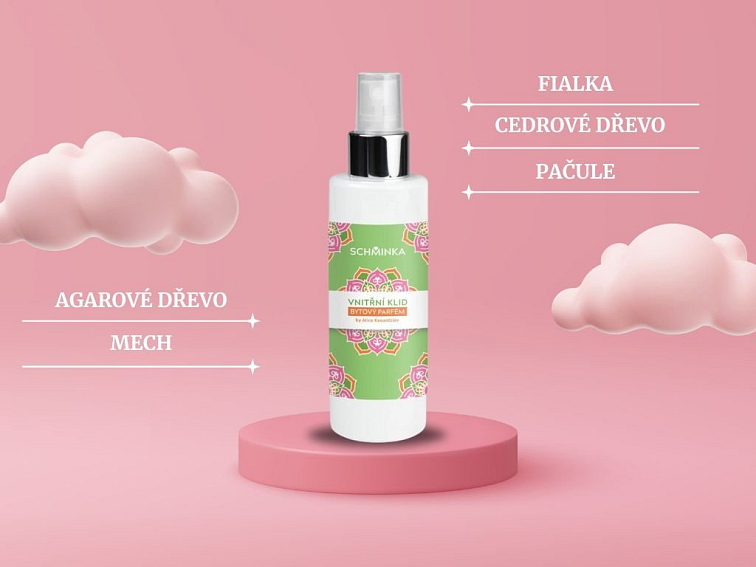 Bytový parfém s esenciálními oleji Vnitřní klid