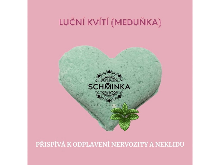 Šumivé Máslové Srdíčko do Koupele - Luční Kvítí