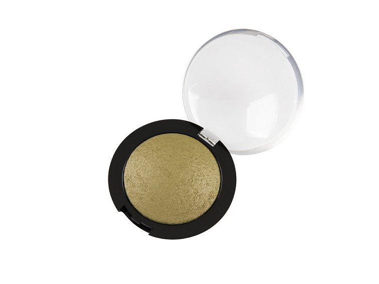 Minerální Zapékaný Oční Stín 34 - Zelenkavý se Zlatozelenou Perletí