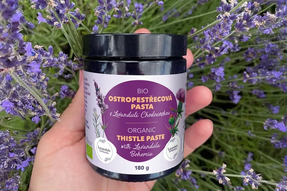 BIO Ostropestřecová pasta s Levandulí Chodouňskou