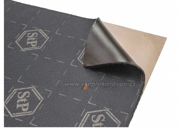 Bez hliníková butylová zvukotěsná rohož StP Noiseblock tl.2 mm, rozměr 57 x 35 cm