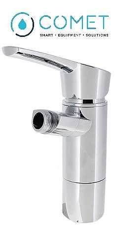 Páková vodovodní baterie Comet Como se sprchovou přípojkou M3, barva chrom