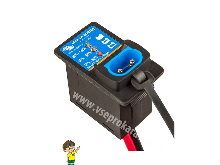 Panelový indikátor baterie s oky M8