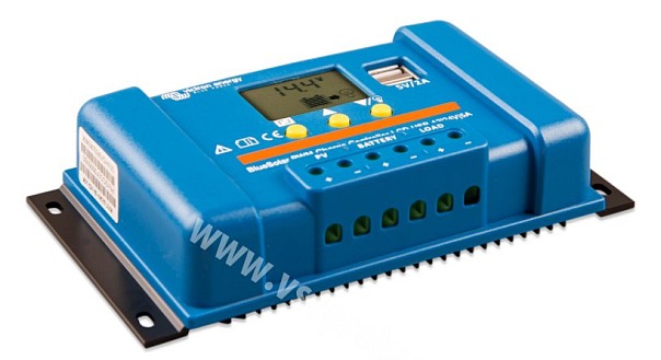PWM solární regulátor Victron Energy BlueSolar-LCDandUSB 5A