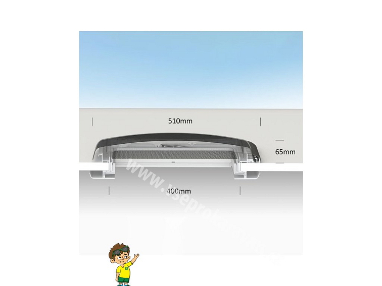 Střešní okno roofSTAR 4 s LED osvětlením 40 x 40 cm