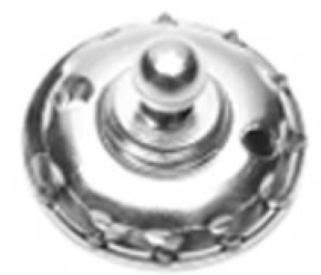 Tenax samec - knoflík k našroubování do látky