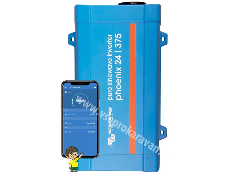 Měnič napětí SINUS Victron Energy Phoenix VE.Direct 375VA 24V