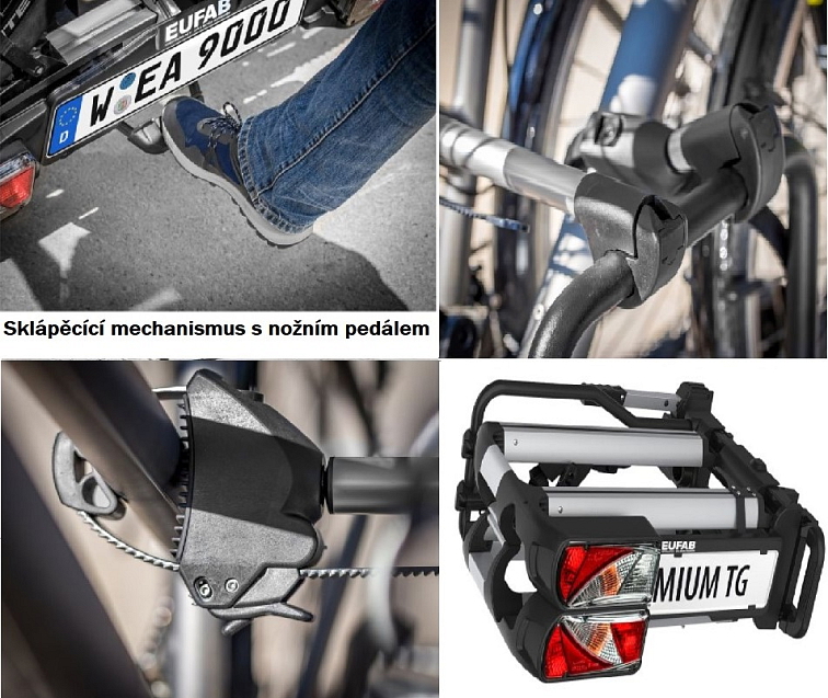 Nosič kol Premium TG na tažné zařízení pro 2 elektrokola