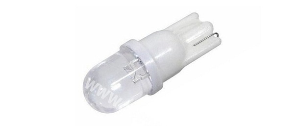 LED žárovka 12V 5W W2,1x9,5d čirá