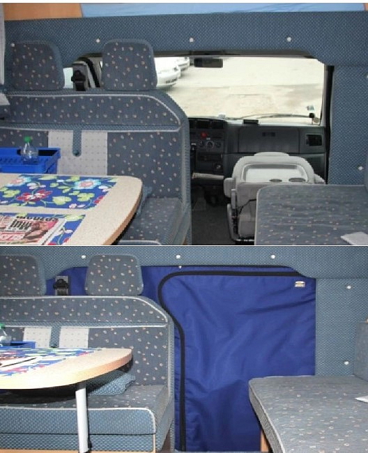 Termoizolační přepážka Bürstner 532-2 Active / Fiat Ducato 2001