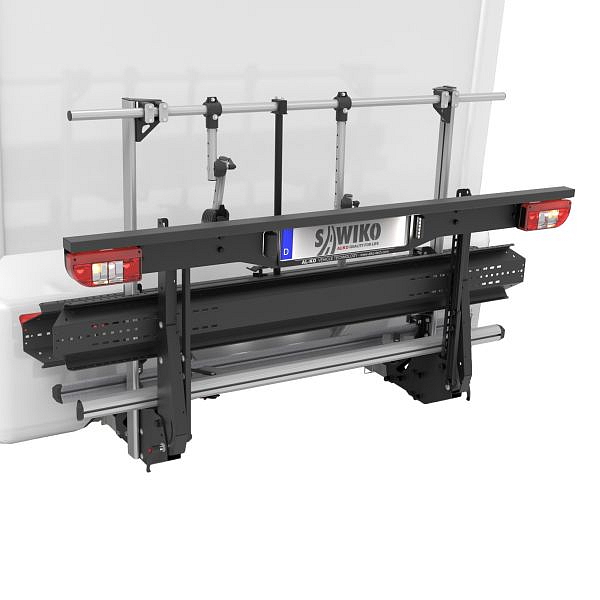 Nosič skútru a jízdního kola na zadní stěnu karavanu, Sawiko Vario