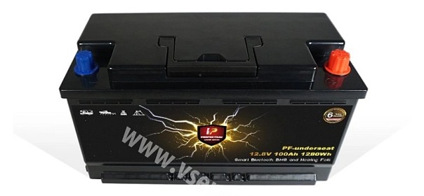 Lithiová baterie Perfektium LiFePO4 12.8V 100Ah, s vyhříváním - pod sedadlo