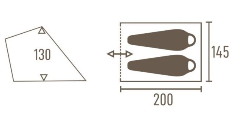 Střešní autostan Tambu Yano pro 2 osoby