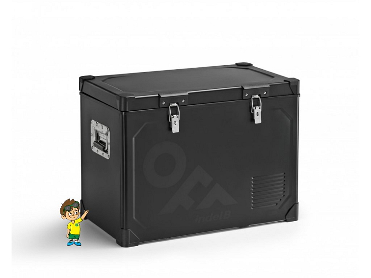 Autochladnička TB46 STEEL OFF, 12/24V, 45L, Indel B