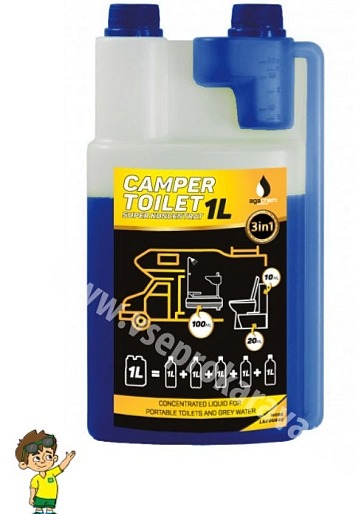 Agachem Camper Toilet 3v1-1L