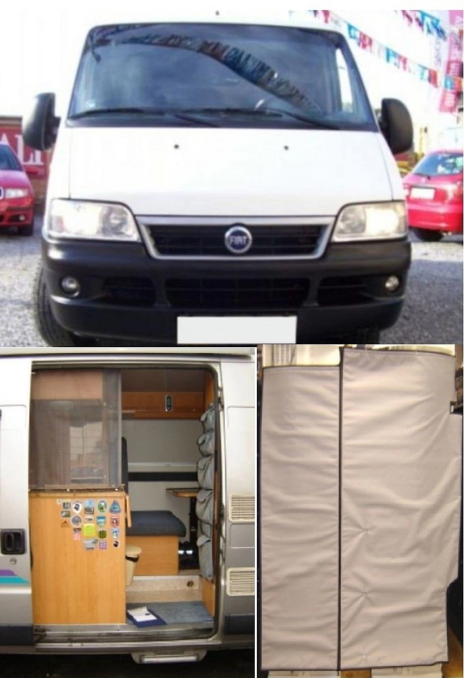 Izolace bočních dveří Fiat Ducato 2004