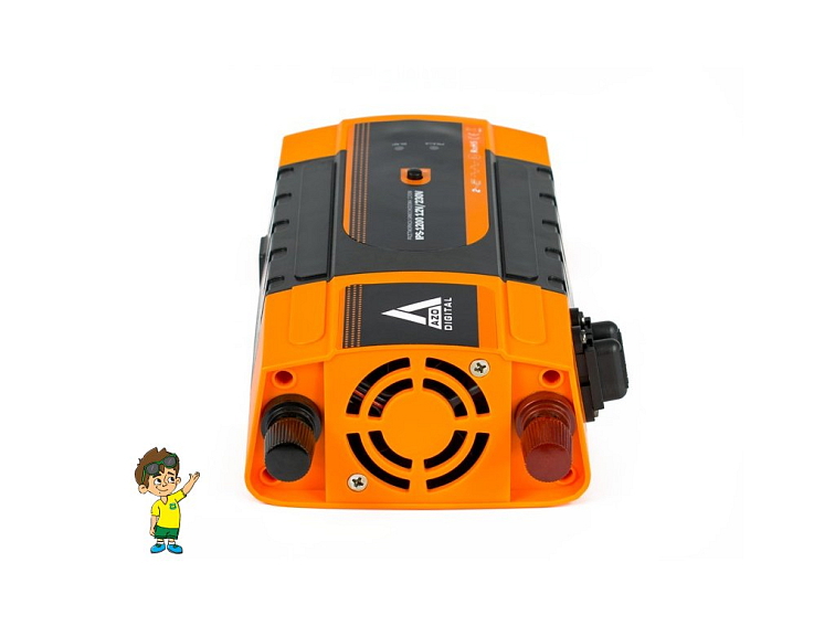 Měnič napětí do auta 12 VDC / 230 VAC IPS-1200 1200W