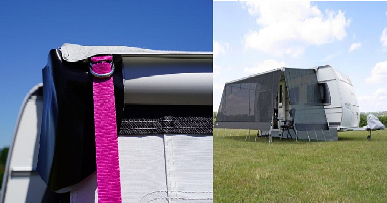 Boční stěna BLOXX Screen pro markýzu Rolli Plus - výsuv 2,5 m