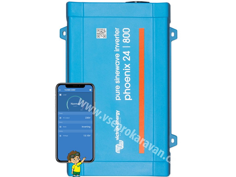 Měnič napětí SINUS Victron Energy Phoenix VE.Direct 800VA 24V