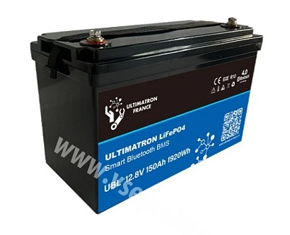 LiFePO4 akumulátor ULTIMATRON UBL-12-150 12,8V / 150Ah +L