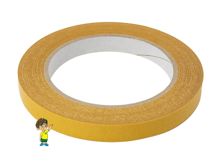 Oboustranná lepící páska, 12 mm x 25 m