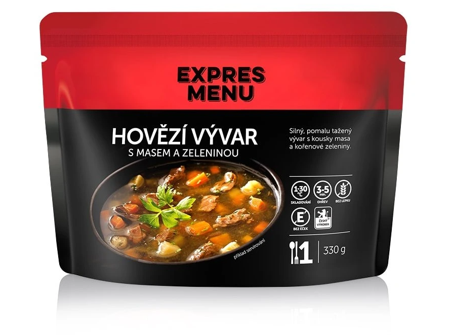 Hovězí vývar se zeleninou