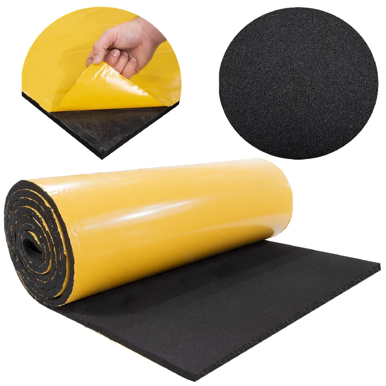 Akustická, nehořlavá izolační pěna KOs 100x100 cm, Bitmat