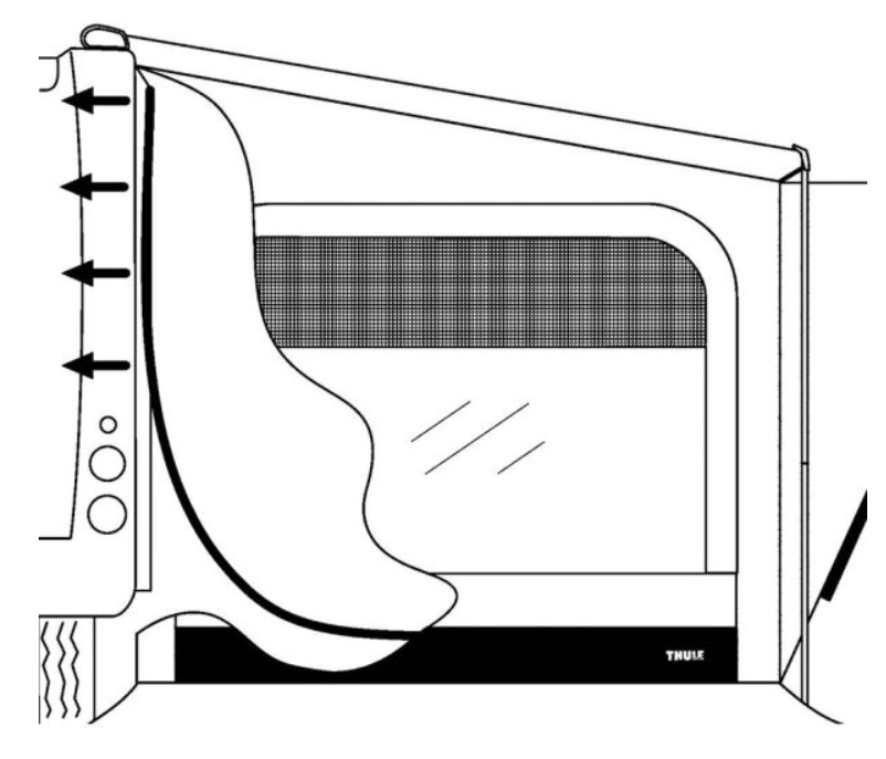 Sada pro napínání bočních stěn Thule QuickFit
