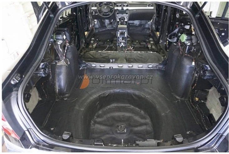 Bez hliníková butylová zvukotěsná rohož StP Noiseblock tl.2 mm, rozměr 57 x 35 cm