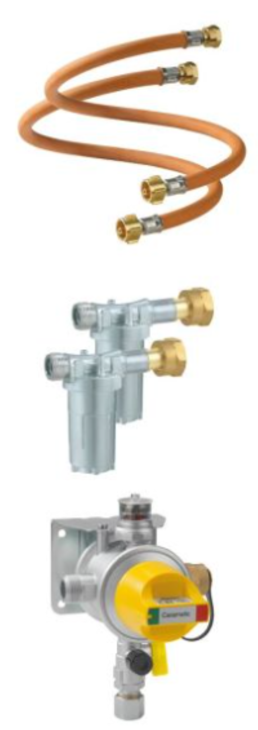 Sada GOK Caramatic pro dvě lahve s bezpečnostním pojistným ventilem PRV