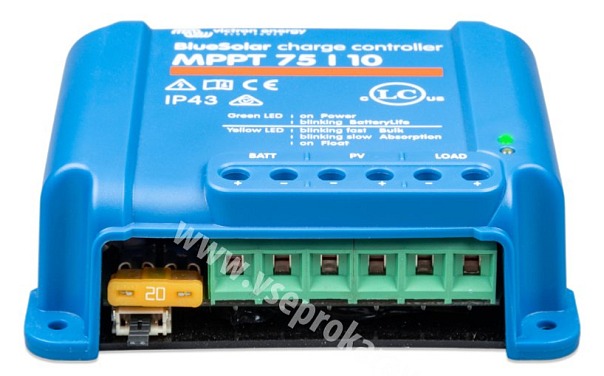 MPPT solární regulátor Victron Energy BlueSolar 75/10