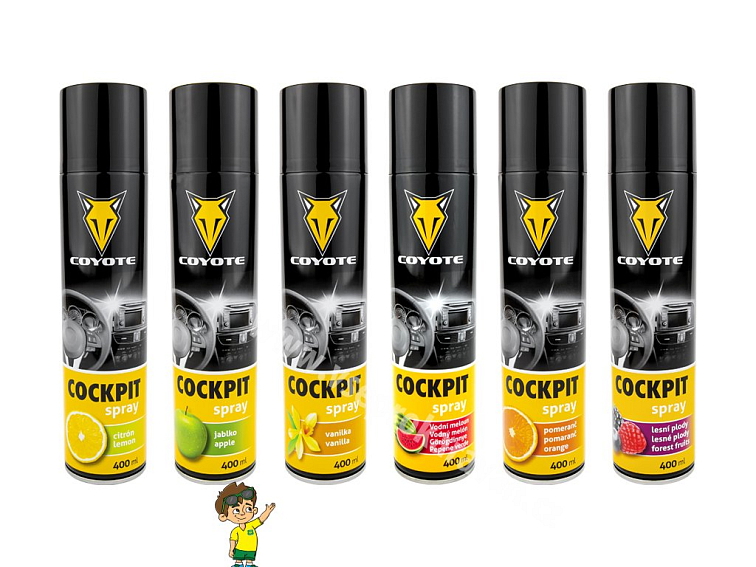 Cockpit spray 400 ml COYOTE