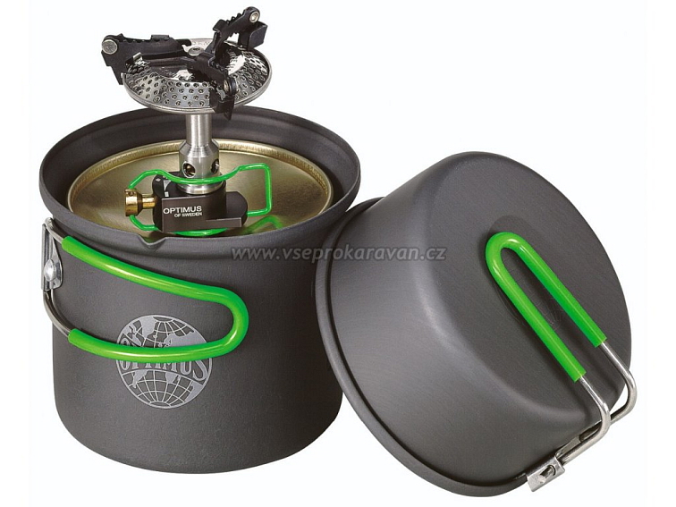 Plynový vařič Crux Lite se sadou nádobí, Optimus of Sweden