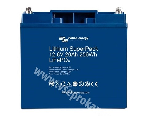 Victron Energy LiFePO baterie 12,8V/20Ah Lithium SuperPack