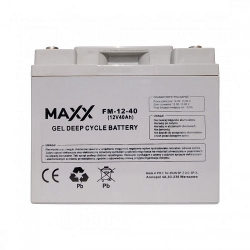 Gelová baterie 12-FM-40 40Ah 12V