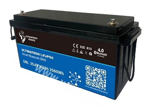 LiFePO4 akumulátor ULTIMATRON UBL-24-100 24V / 100 Ah +P